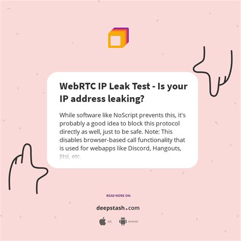 IPLeaks: Test for IP leaks & WebRTC leak check